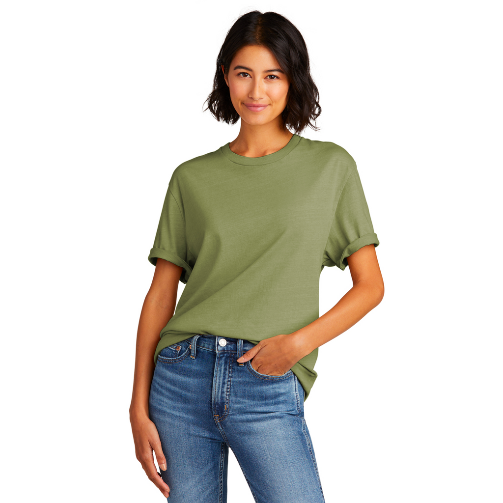 Allmade Unisex Mineral Dye Organic Cotton Tee - Lichen Green