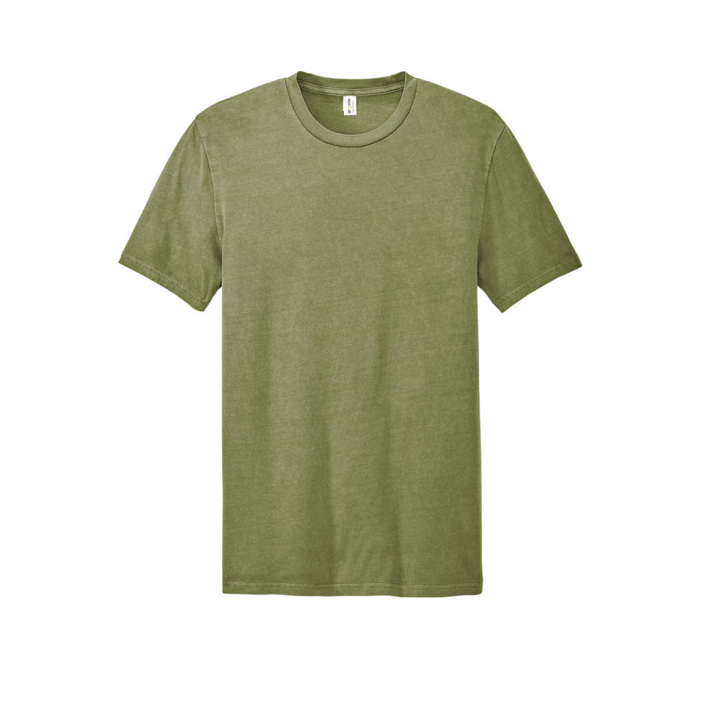 Allmade Unisex Mineral Dye Organic Cotton Tee - Lichen Green