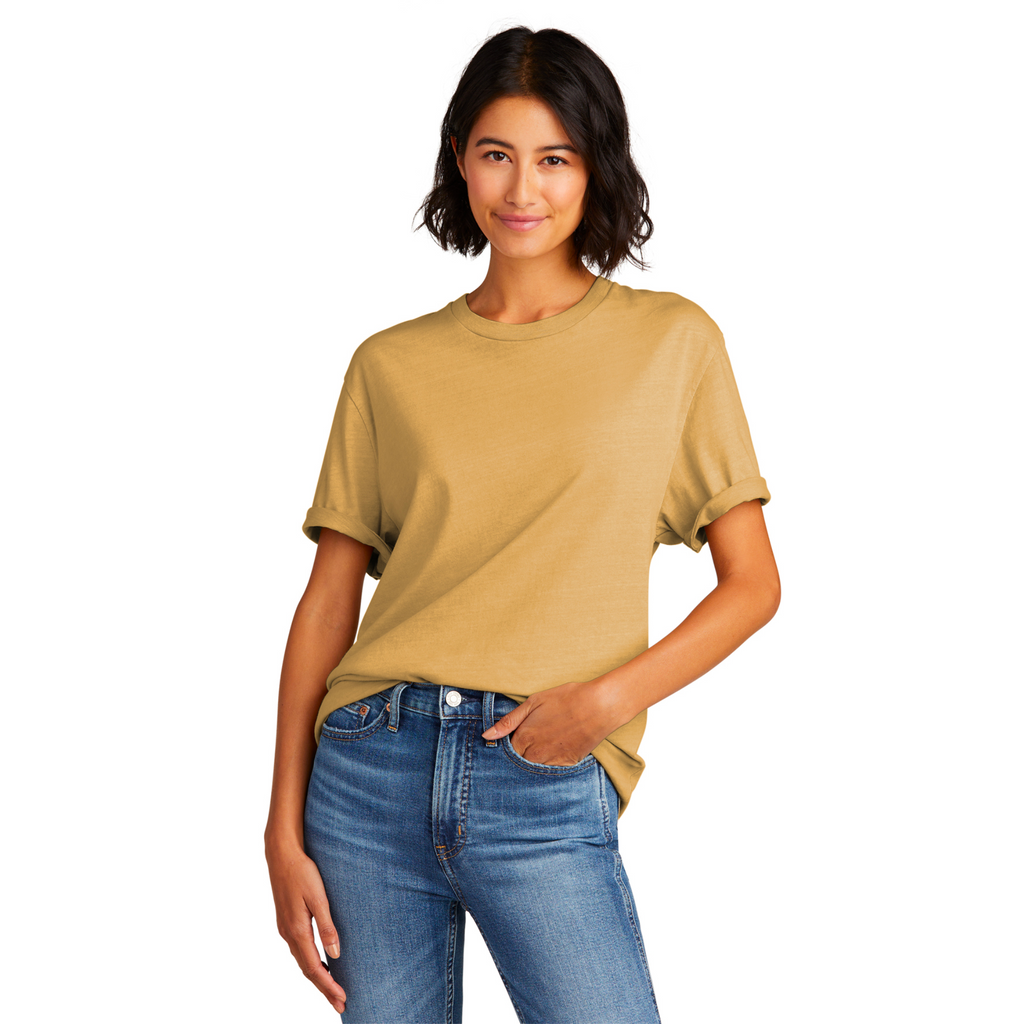 Allmade Unisex Mineral Dye Organic Cotton Tee - Golden Wheat