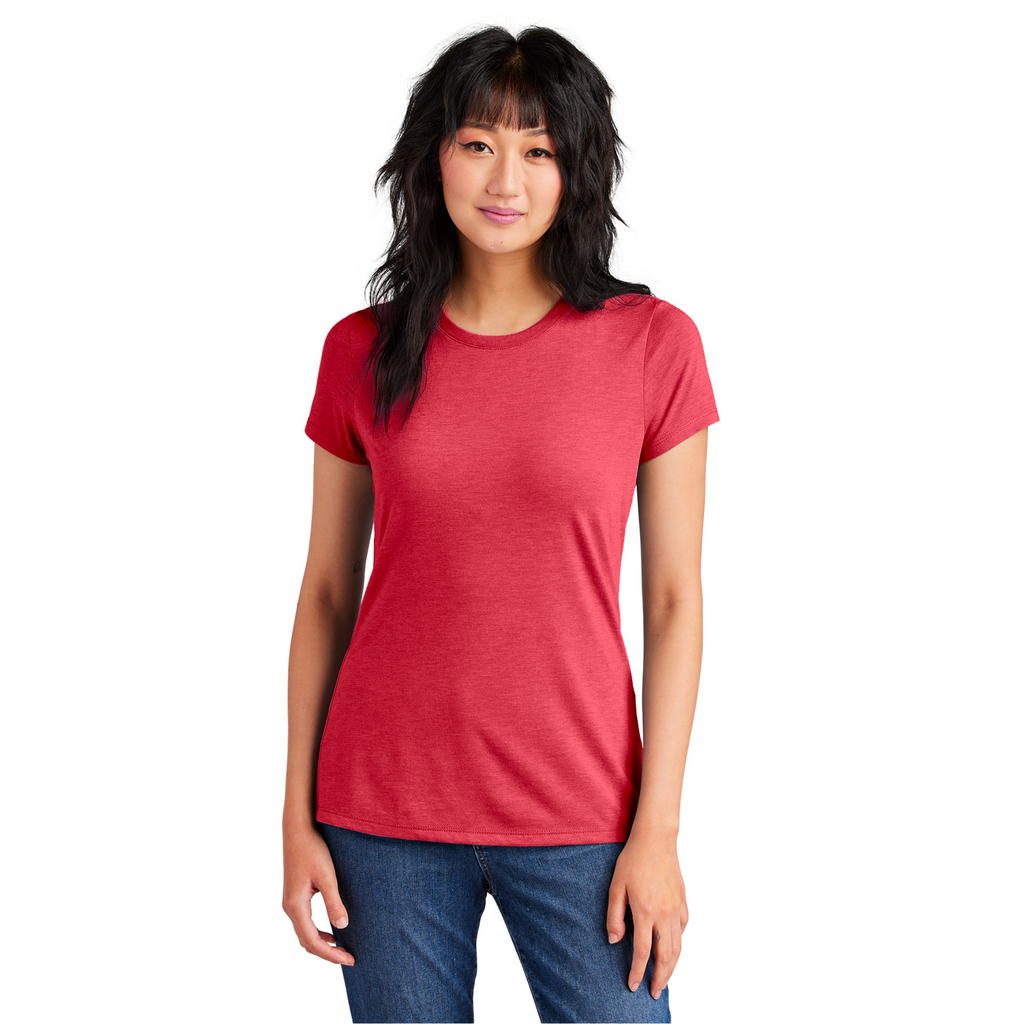 District Women’s Perfect Tri-Blend Tee - Red Frost