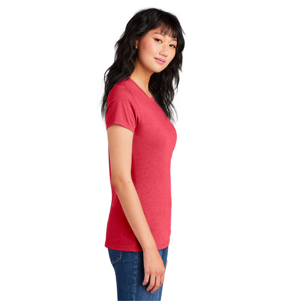 District Women’s Perfect Tri-Blend Tee - Red Frost