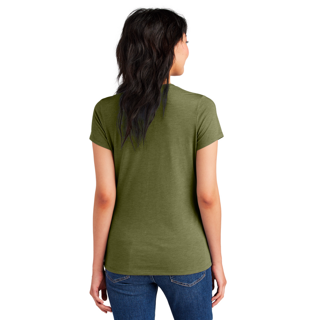 District Women’s Perfect Tri-Blend Tee - Military Green Frost