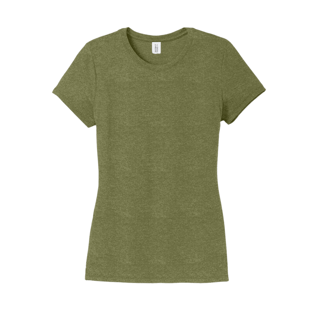 District Women’s Perfect Tri-Blend Tee - Military Green Frost