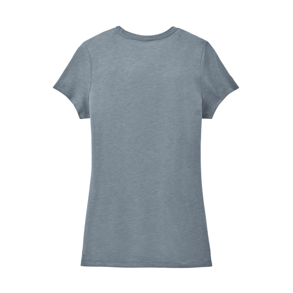 District Women’s Perfect Tri-Blend Tee - Flint Blue Heather