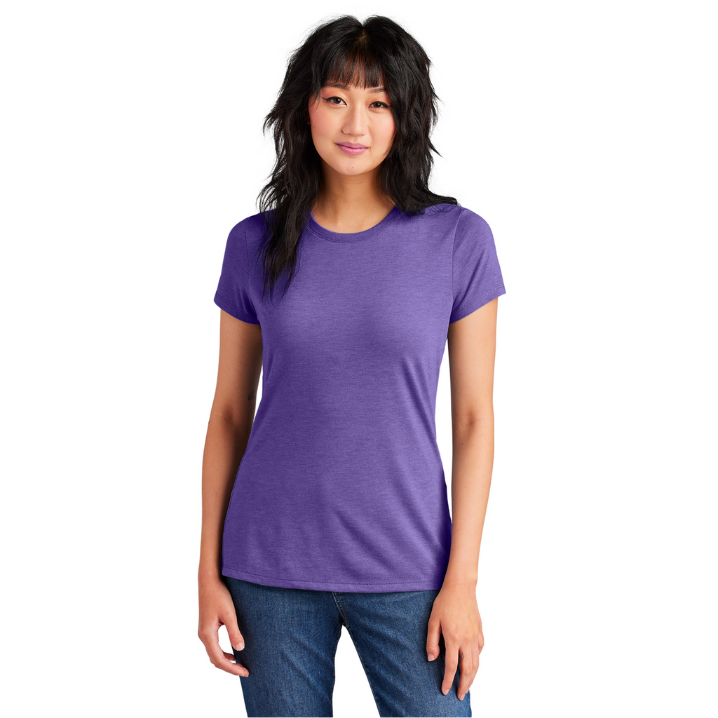 District Women’s Perfect Tri-Blend Tee - Purple Frost