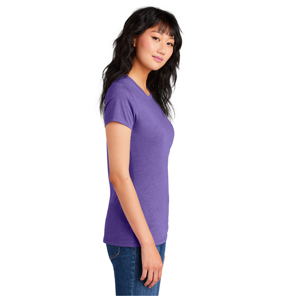District Women’s Perfect Tri-Blend Tee - Purple Frost
