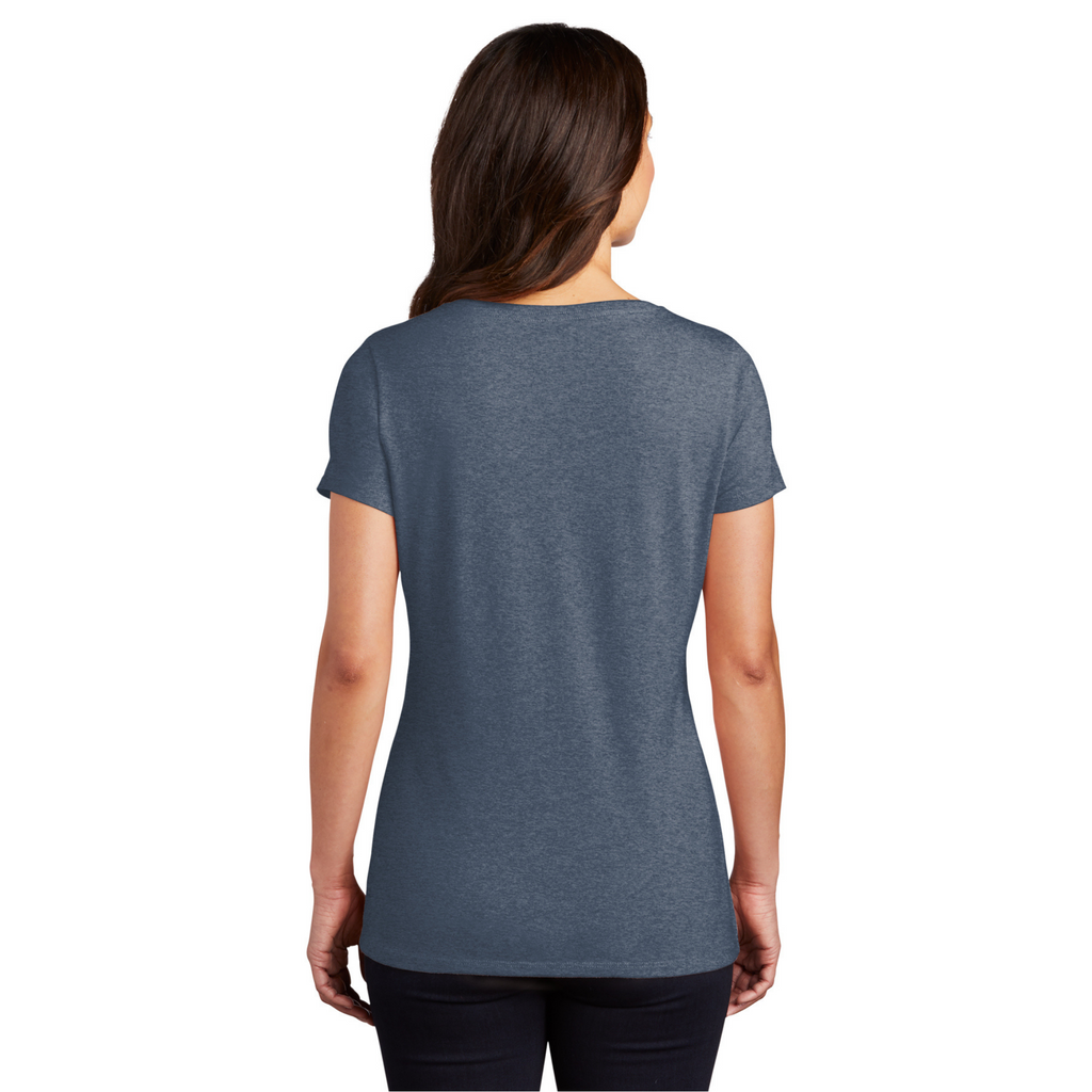 District Women’s Perfect Tri-Blend V-Neck Tee - Navy Frost