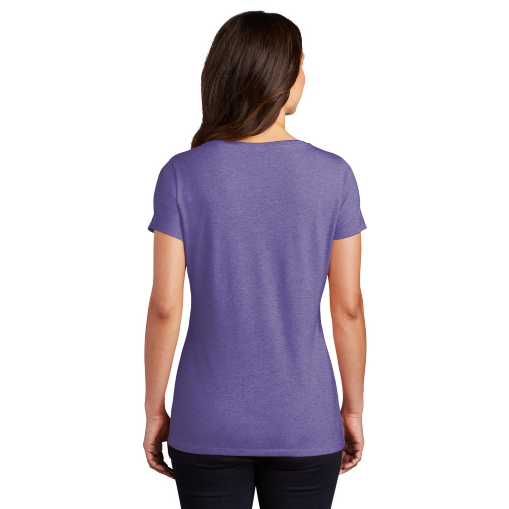 District Women’s Perfect Tri-Blend V-Neck Tee - Purple Frost
