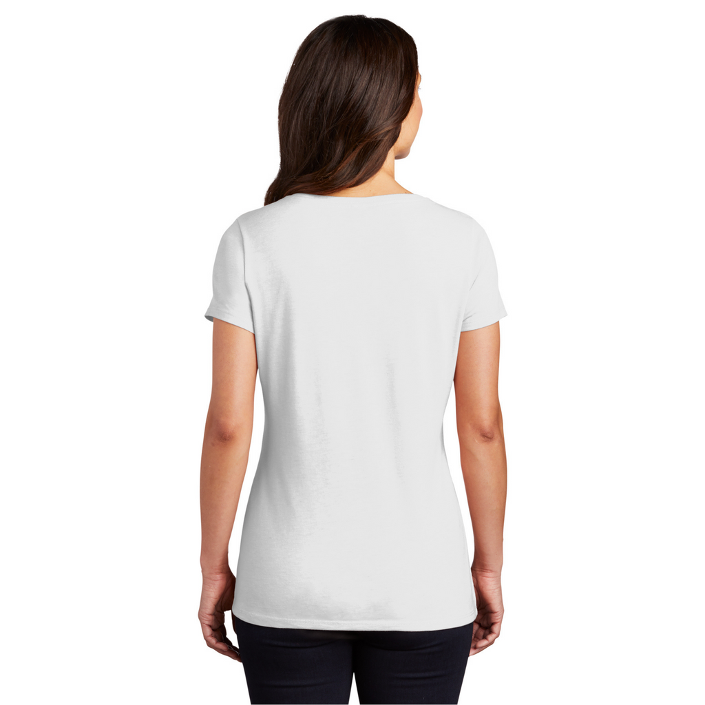 District Women’s Perfect Tri-Blend V-Neck Tee - White