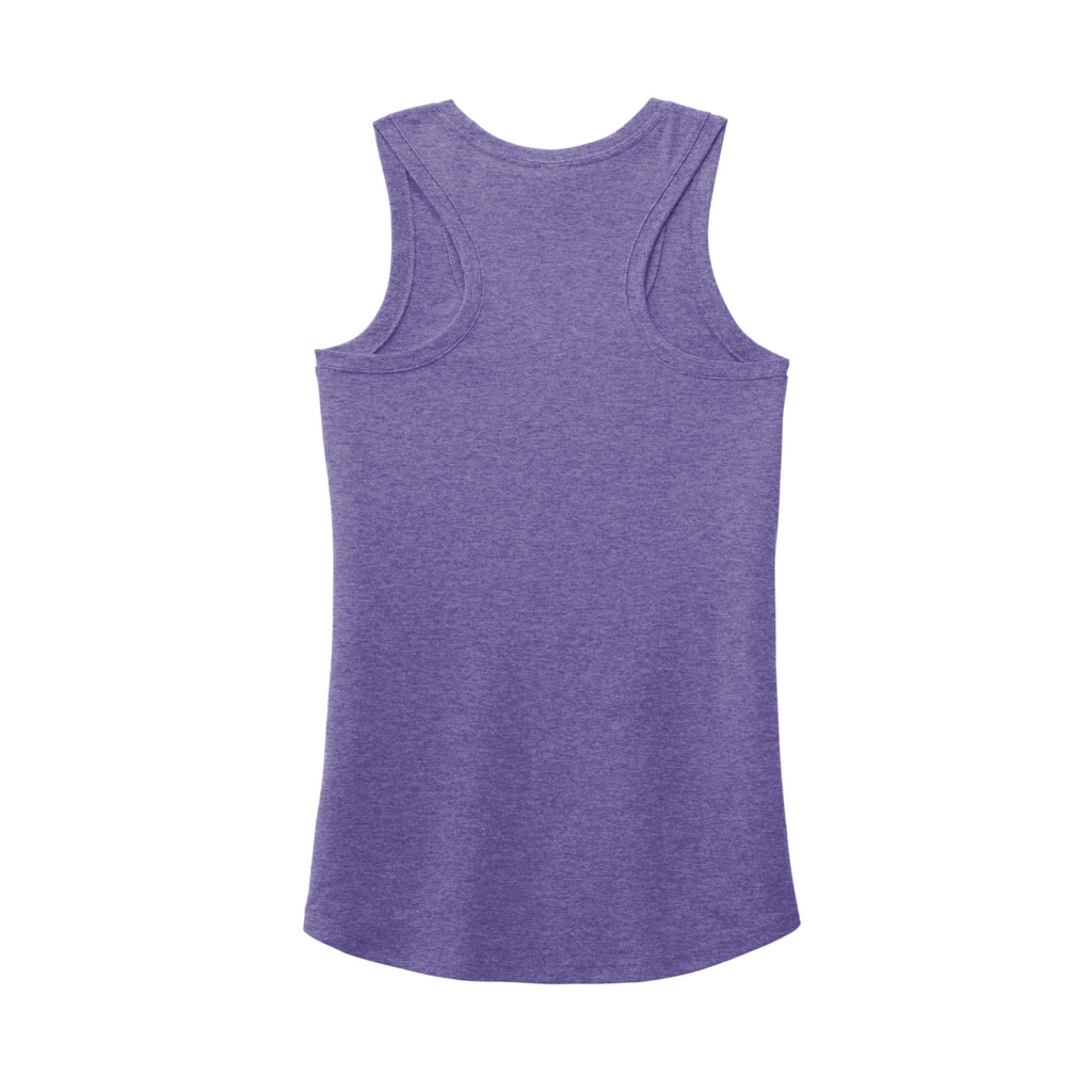 District Women’s Perfect Tri-Blend Racerback Tank - Purple Frost