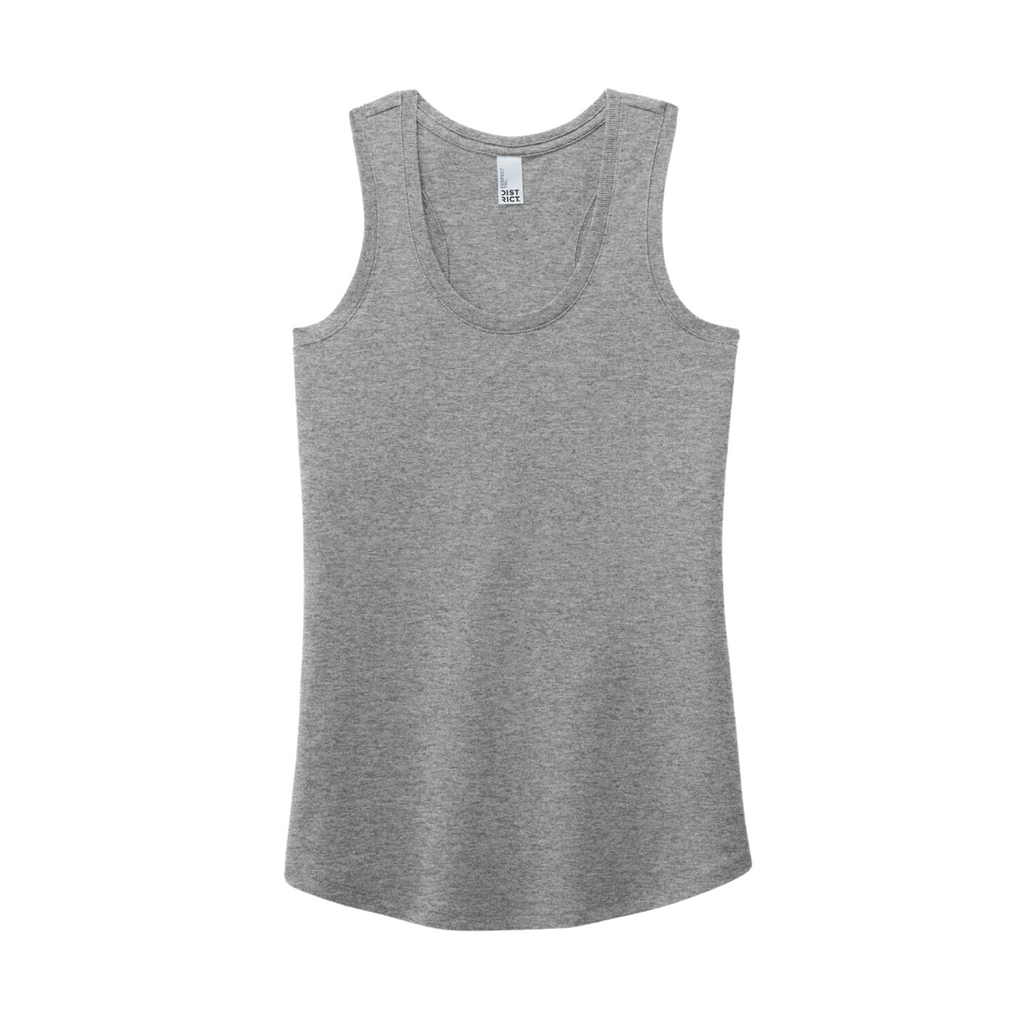 District Women’s Perfect Tri-Blend Racerback Tank - Grey Frost