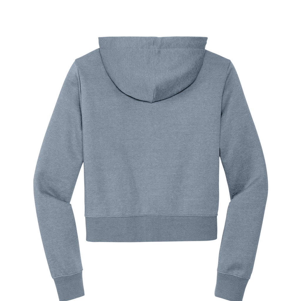 District Women’s Fleece Full-Zip Hoodie - Flint Blue Heather