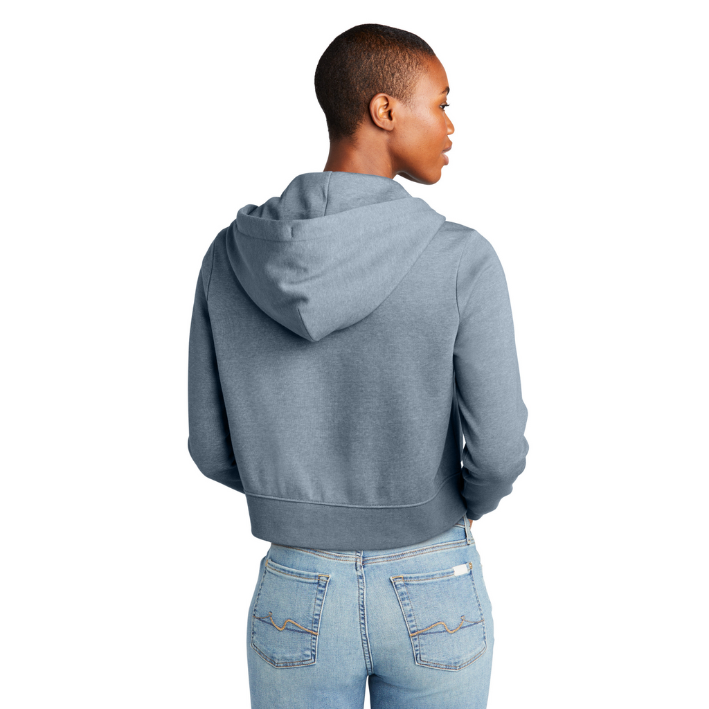District Women’s Fleece Full-Zip Hoodie - Flint Blue Heather