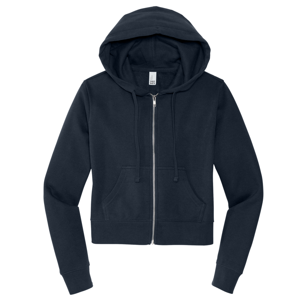 District Women’s Fleece Full-Zip Hoodie - New Navy