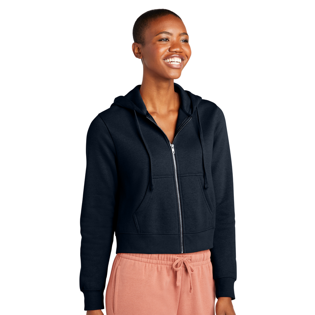 District Women’s Fleece Full-Zip Hoodie - New Navy