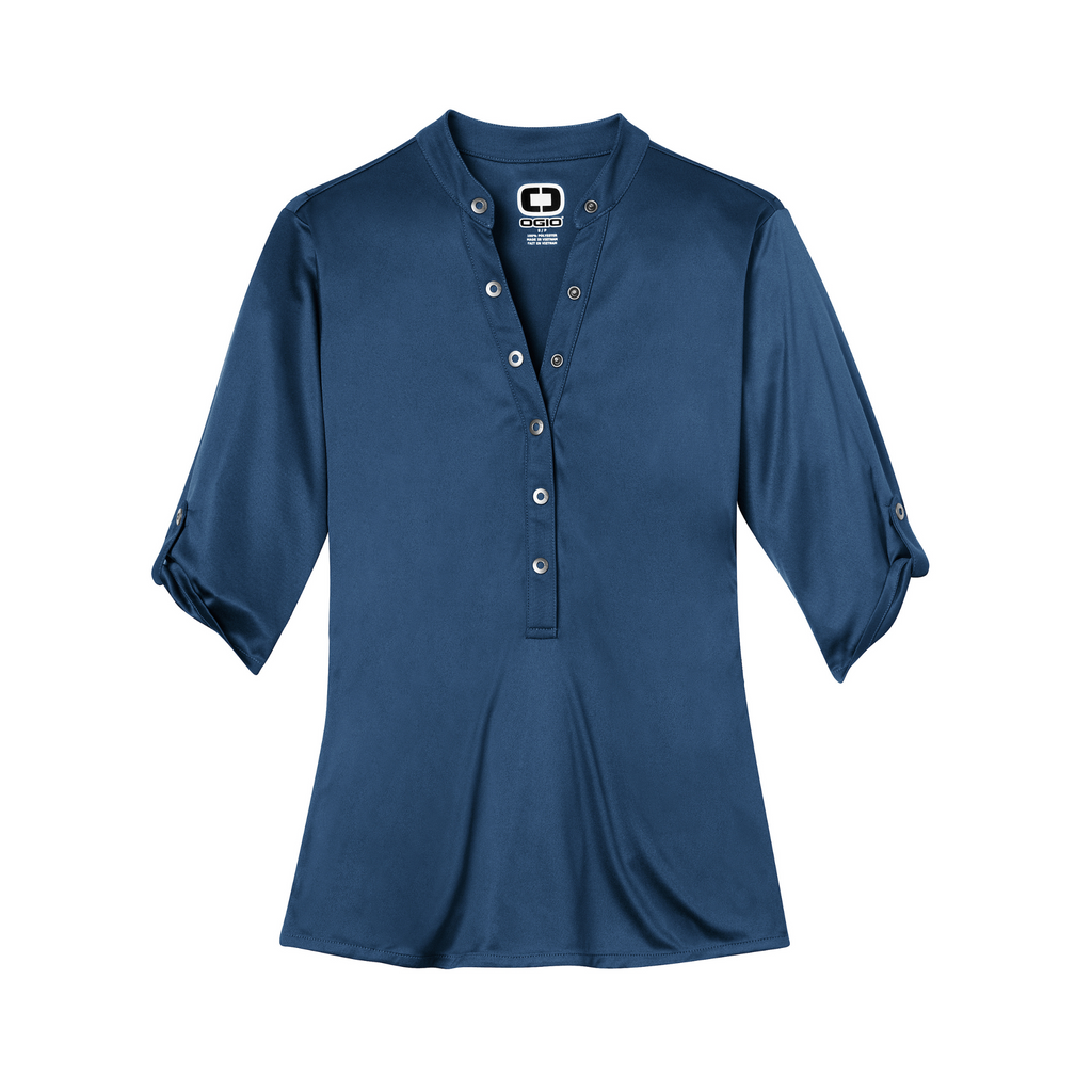 OGIO - Crush Henley - Blue Indigo