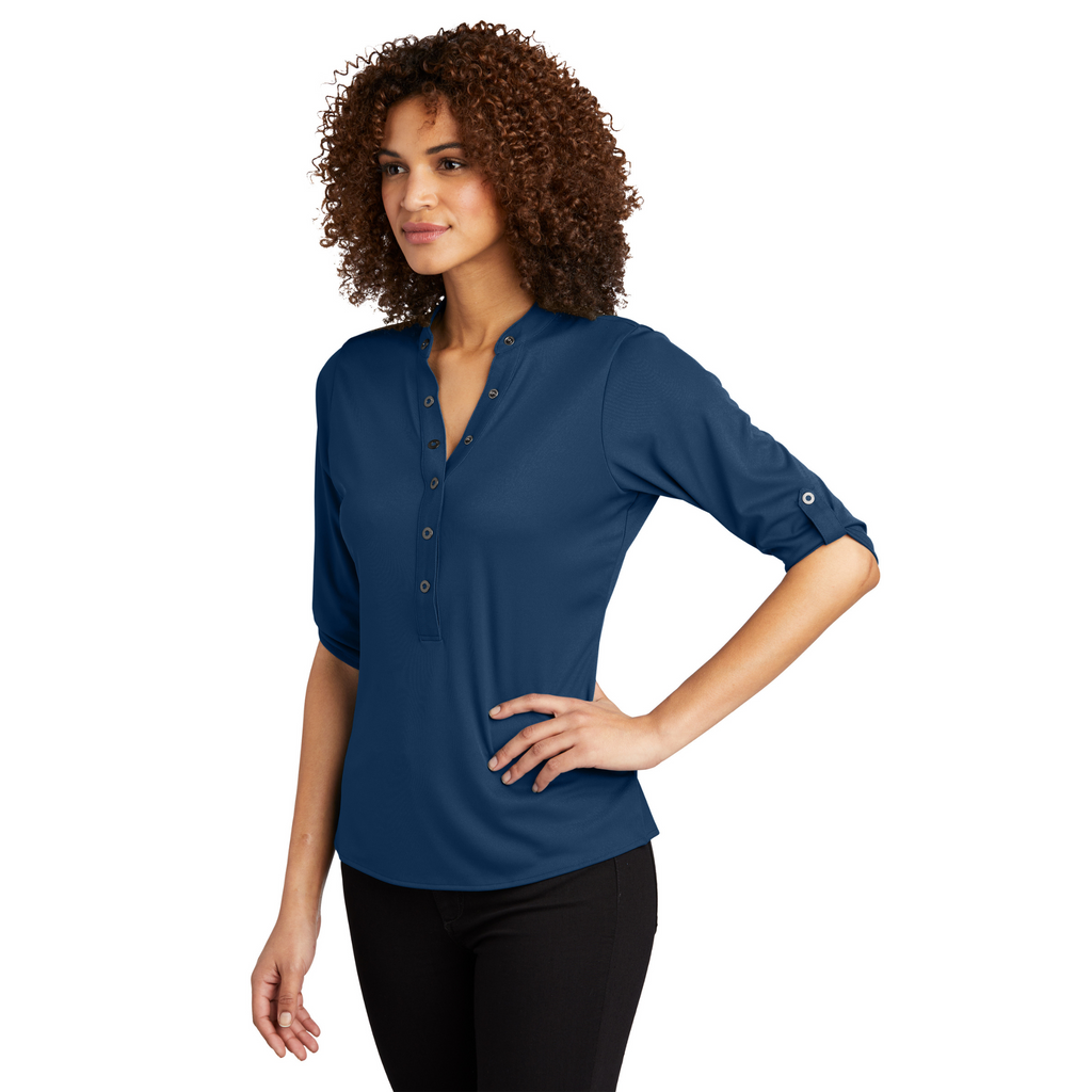 OGIO - Crush Henley - Blue Indigo