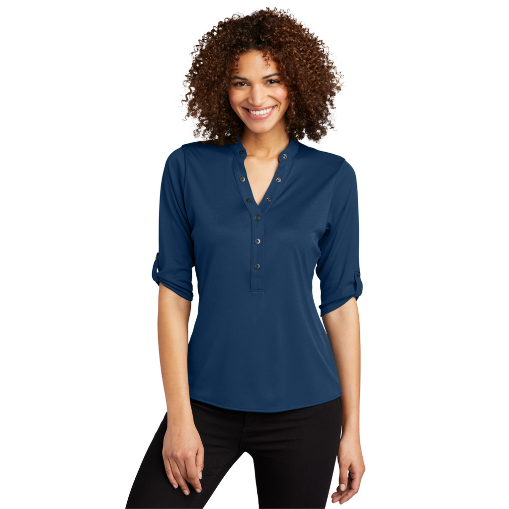 OGIO - Crush Henley - Blue Indigo