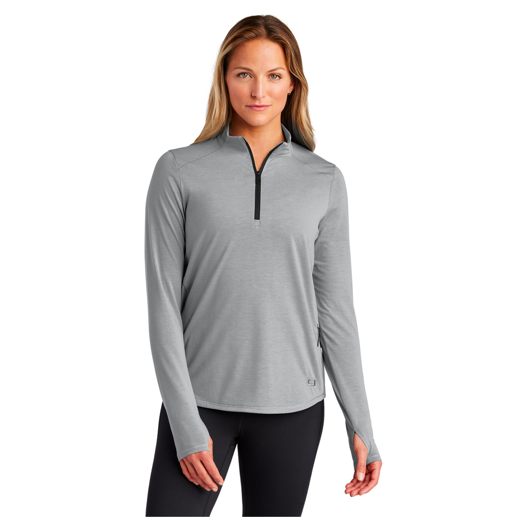 OGIO Ladies Motion 1/4-Zip - Greystone