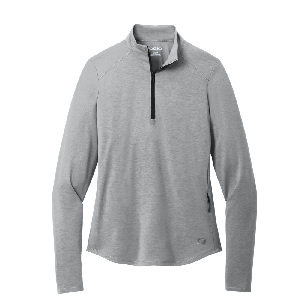 OGIO Ladies Motion 1/4-Zip - Greystone