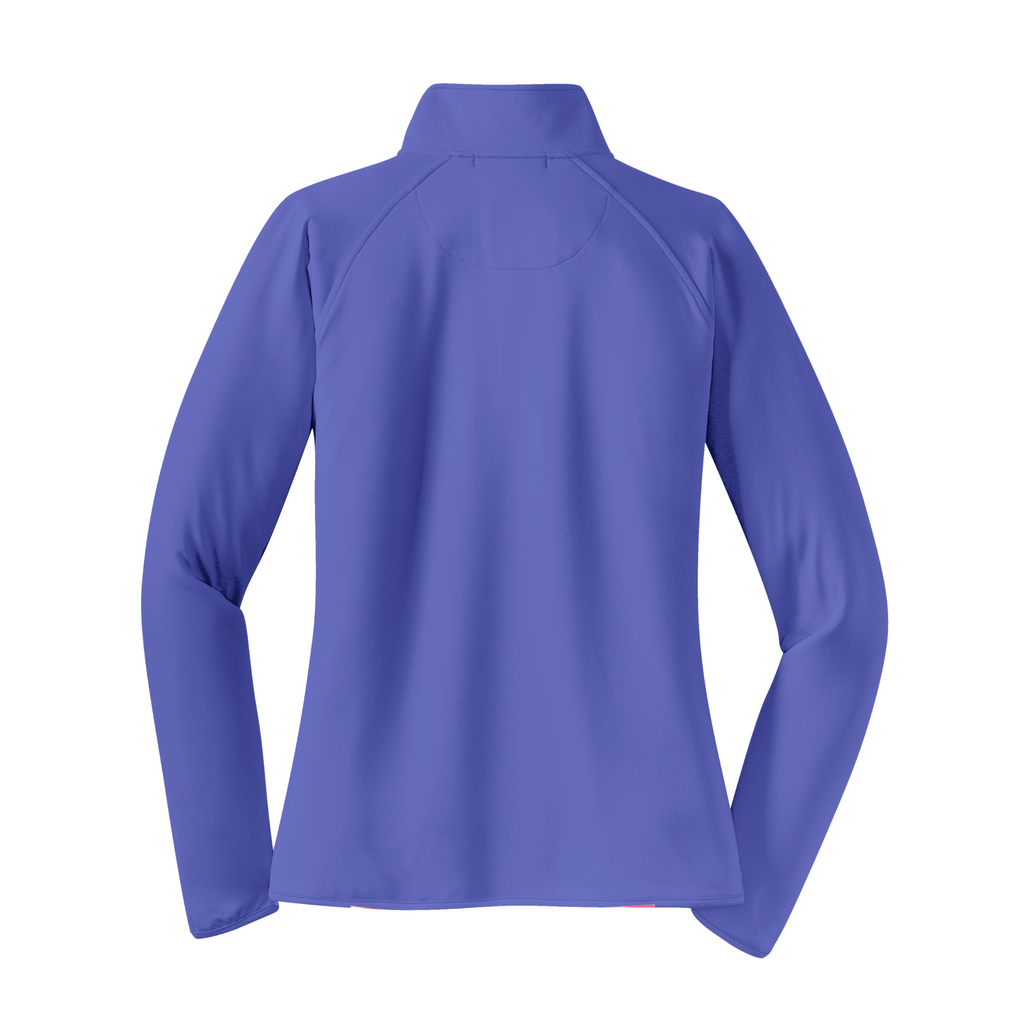 Sport-Tek Ladies Sport-Wick Stretch 1/4-Zip Pullover - Iris Purple