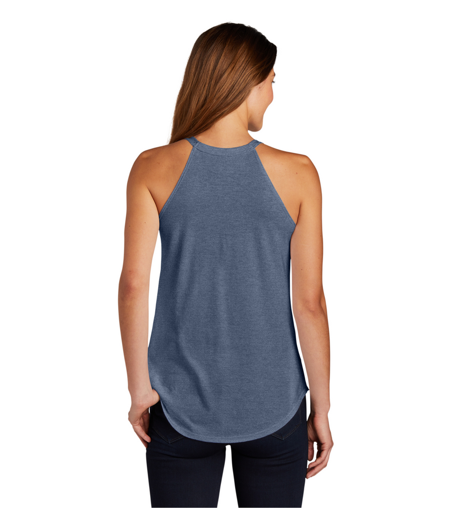District Women’s Perfect Tri Rocker Tank - Navy Frost