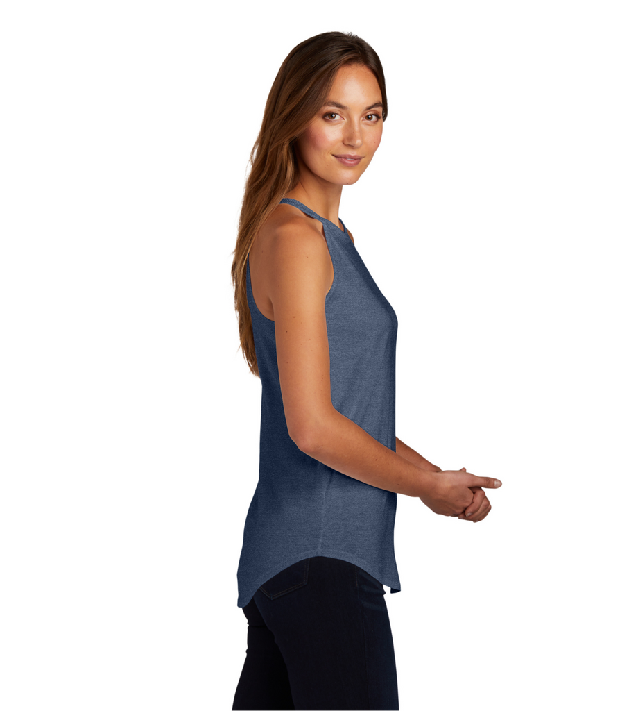District Women’s Perfect Tri Rocker Tank - Navy Frost