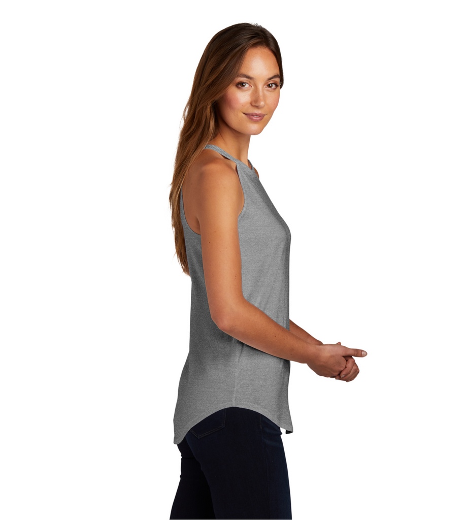 District Women’s Perfect Tri Rocker Tank - Grey Frost